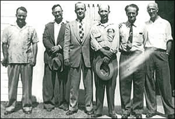 TCA Western Division Founders, September, 1954